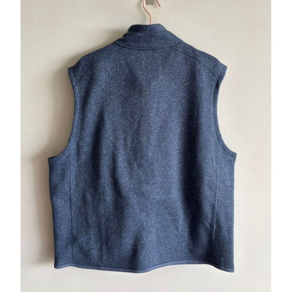 Patagonia Backroads Mens Sleeveless Full-Zip Sweater Fleece Vest Blue Sz XXL - Picture 3 of 9
